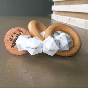Feltman + Co. marble pattern baby teething bracelet